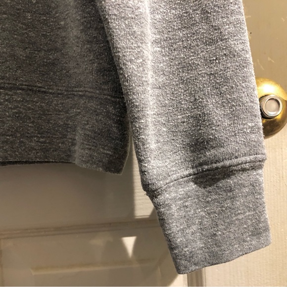 Let’s Get Nerdy Nerd Wallet Heather Grey Sweater - Picture 5 of 9